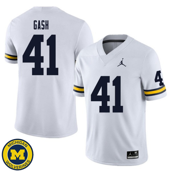 Men Michigan Wolverines #41 Isaiah Gash White High School Jersey